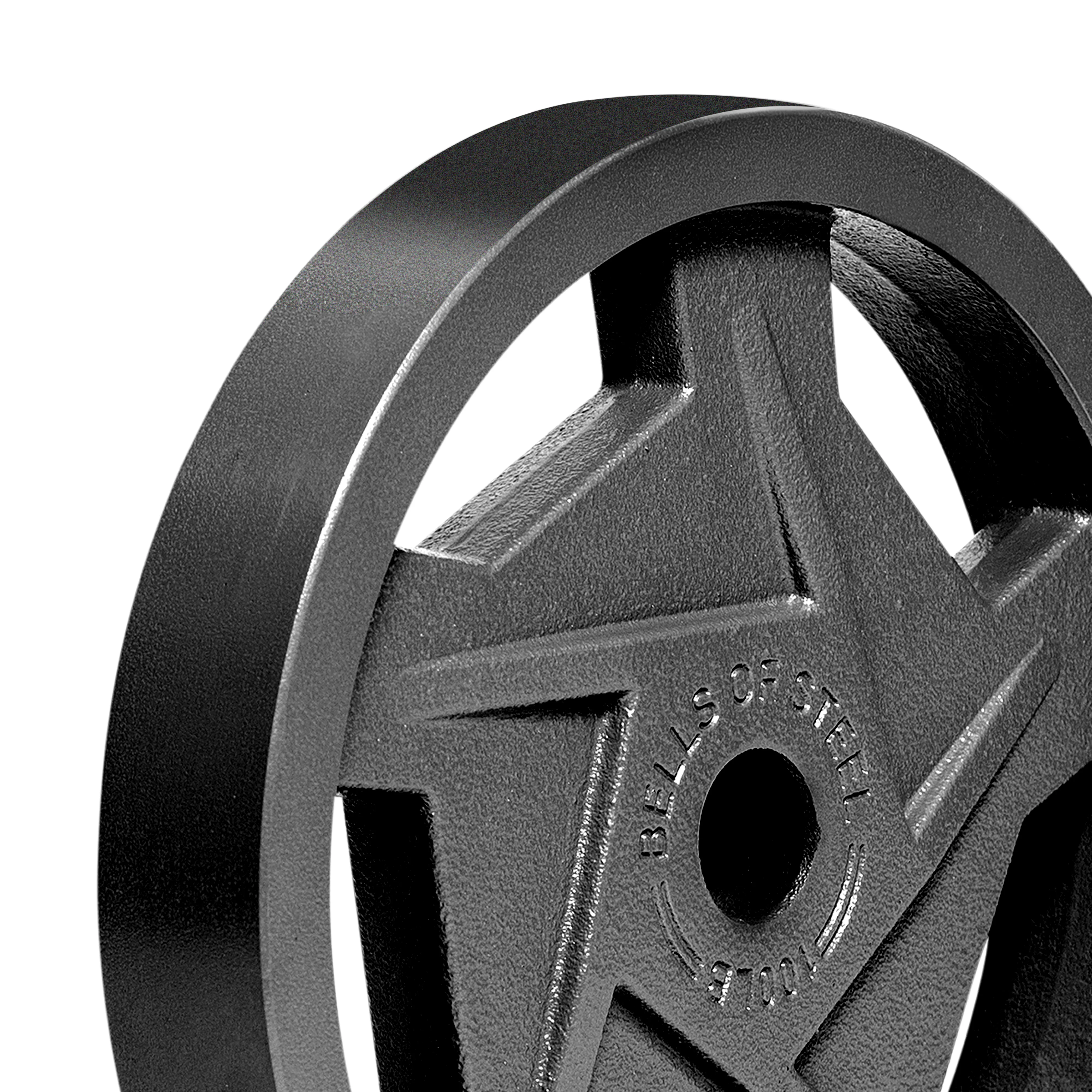 Black Mighty Grip Olympic Weight Plates - Image 10
