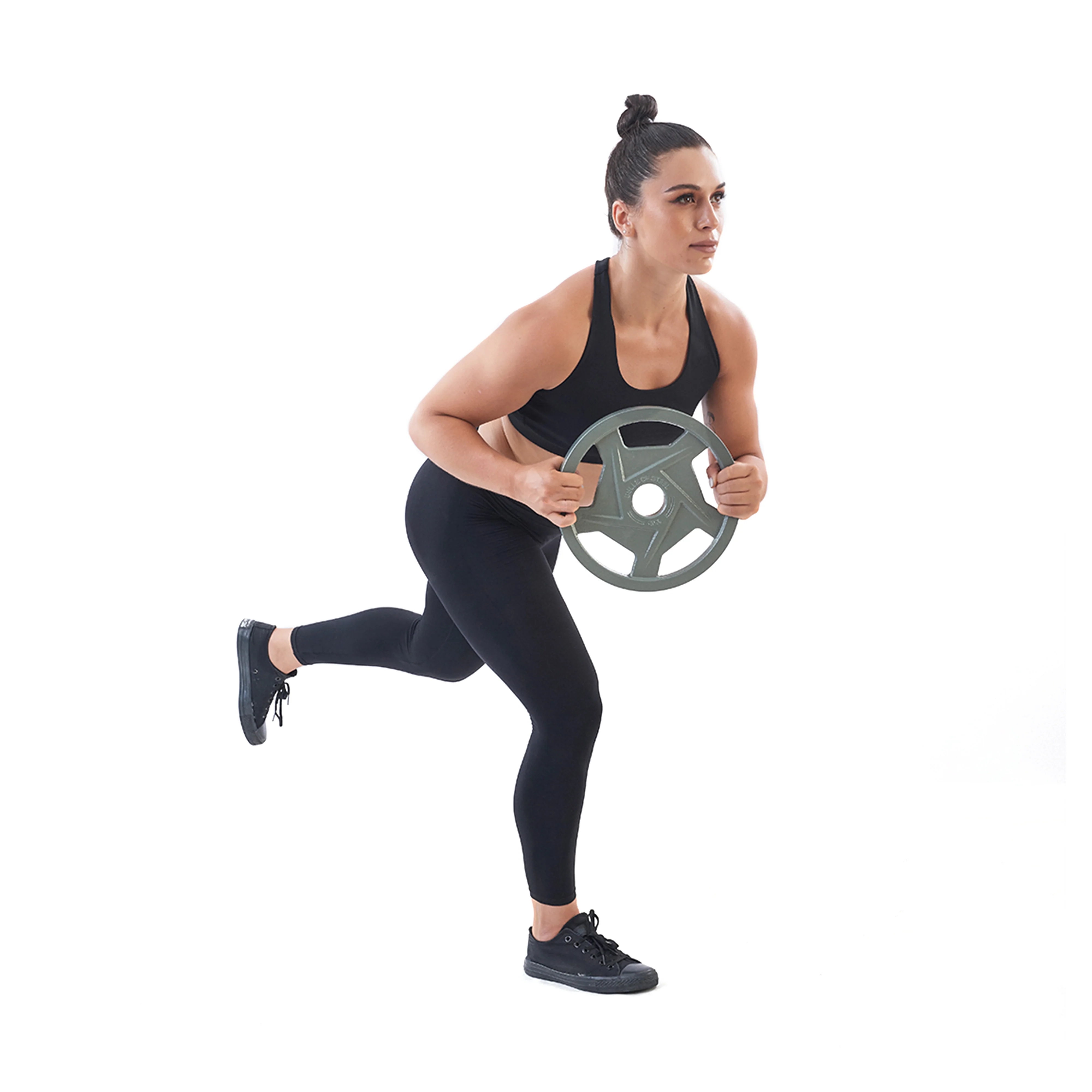 Gray Mighty Grip Olympic Weight Plates - Image 5