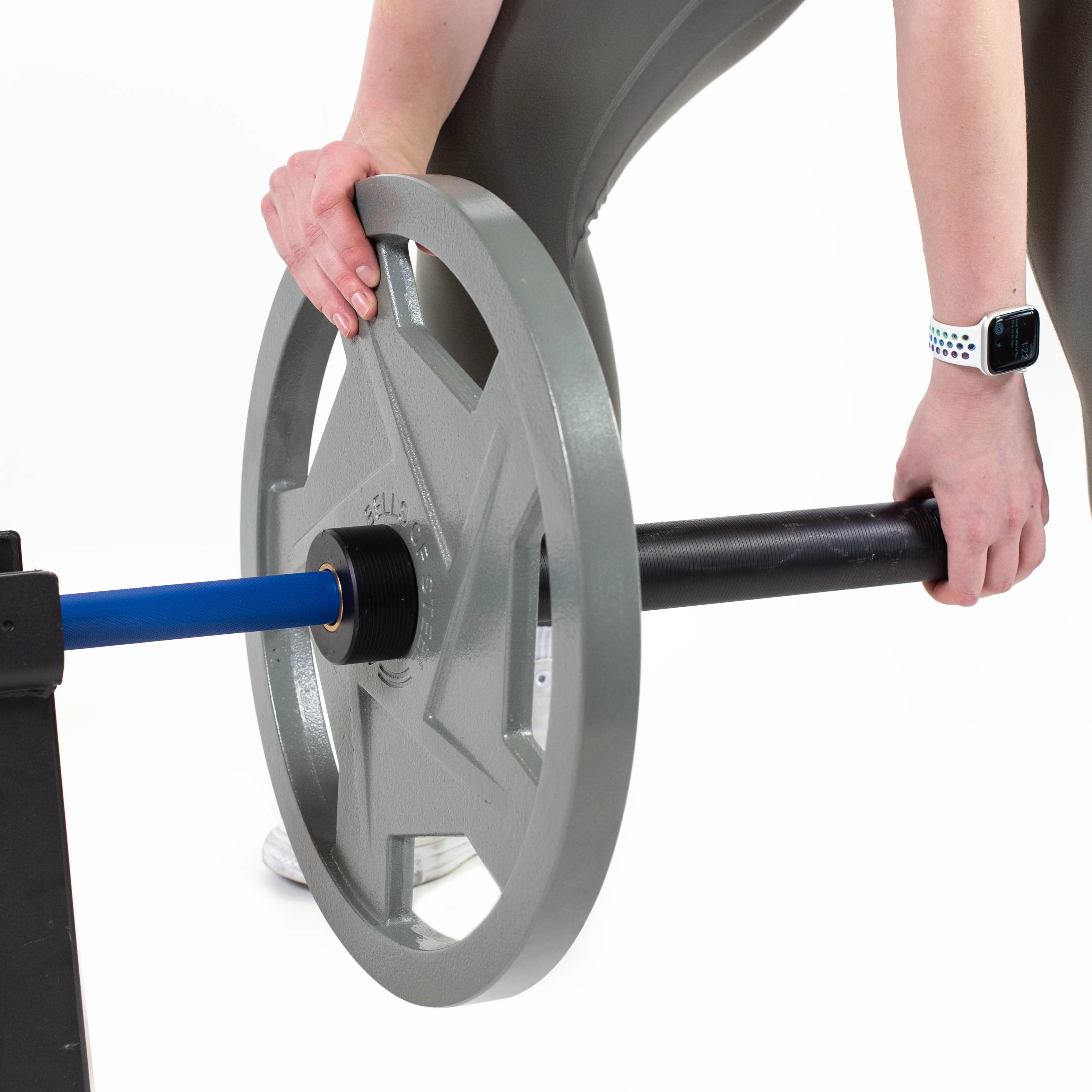 Gray Mighty Grip Olympic Weight Plates - Image 6