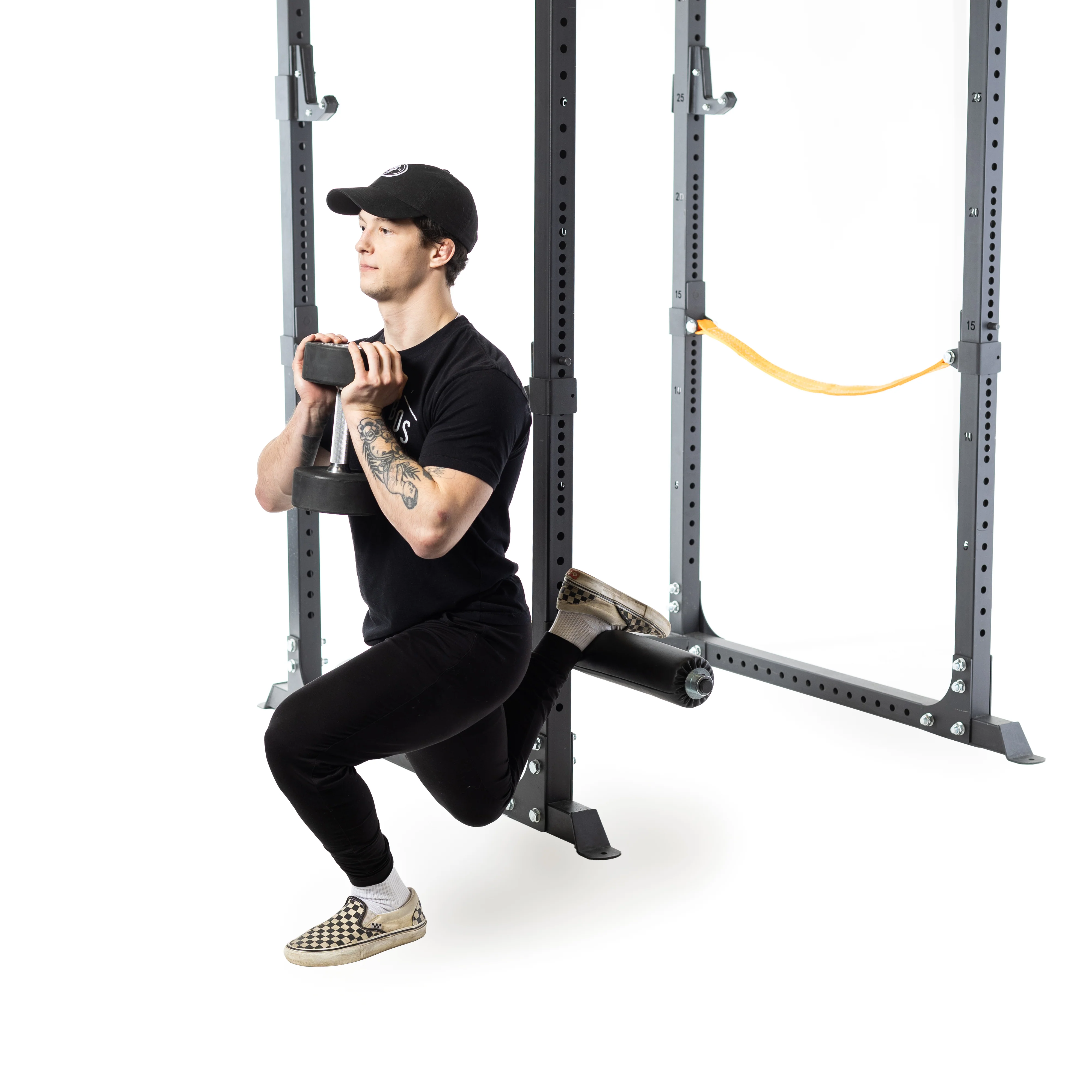 Split Squat Leg Roller Rack Attachment - Image 3